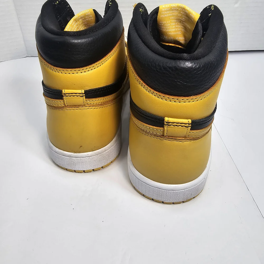 Nike Air Jordan Retro 1 High OG Pollen Size 8 Shoes Sneakers 555088 701 - Picture 7 of 11